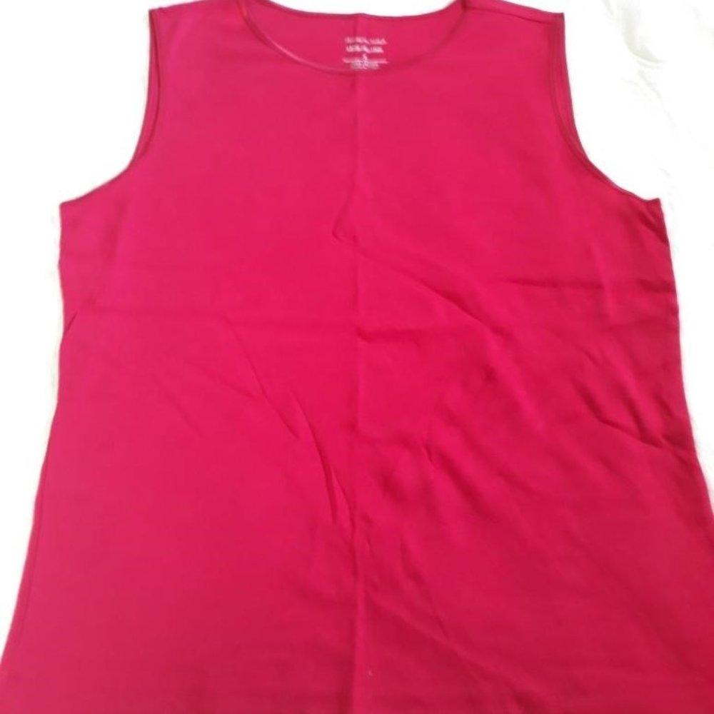 Christopher and Banks Red XL tank top
